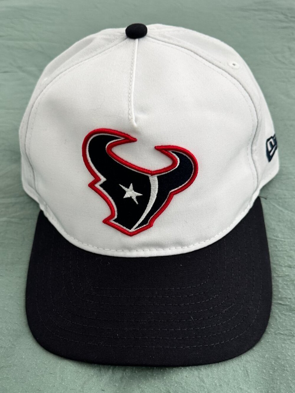 Houston Texans New Era S/M Adjustable Snapback Hat White Black NFL Cap